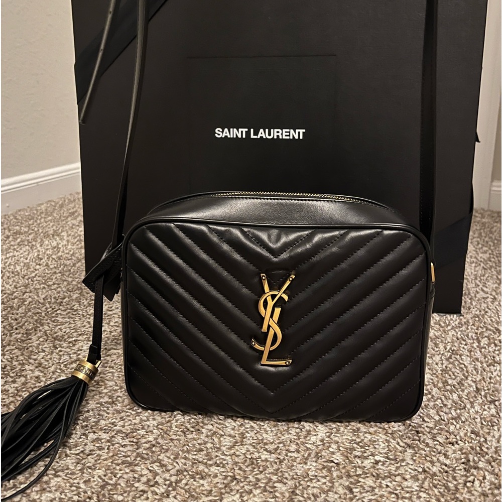 Saint Laurent LOU CAMERA BAG IN QUILTED LEATHER